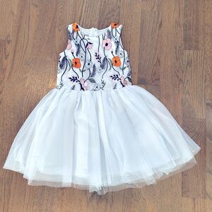 Pippa & Julie- beautiful pale blue, embroidered floral party dress